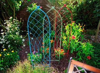 Trellis to plant directly in the earth