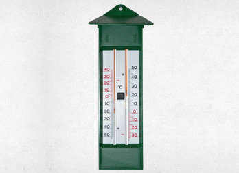 Mercury-free mini-maxi thermometer
