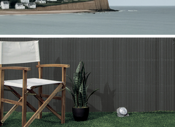 Canisse PVC double face 19 mm avec 60% de matériaux recyclés