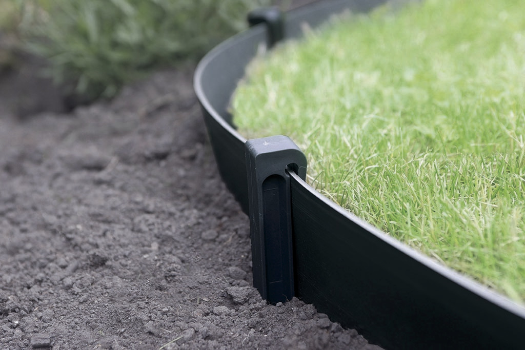 Nuvo Iron Piquet de jardin/pelouse multifonctionnel de 4 po x 4 po pour le  soutien des pot